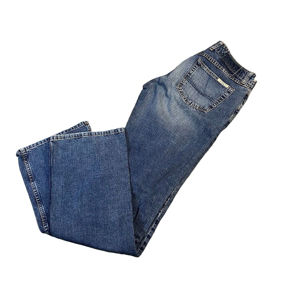 Lucky Brand Dungarees American Made Ankle Slit Jeans Low Rise Womens Size 6/28